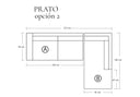 Sofá modular Prato 3house