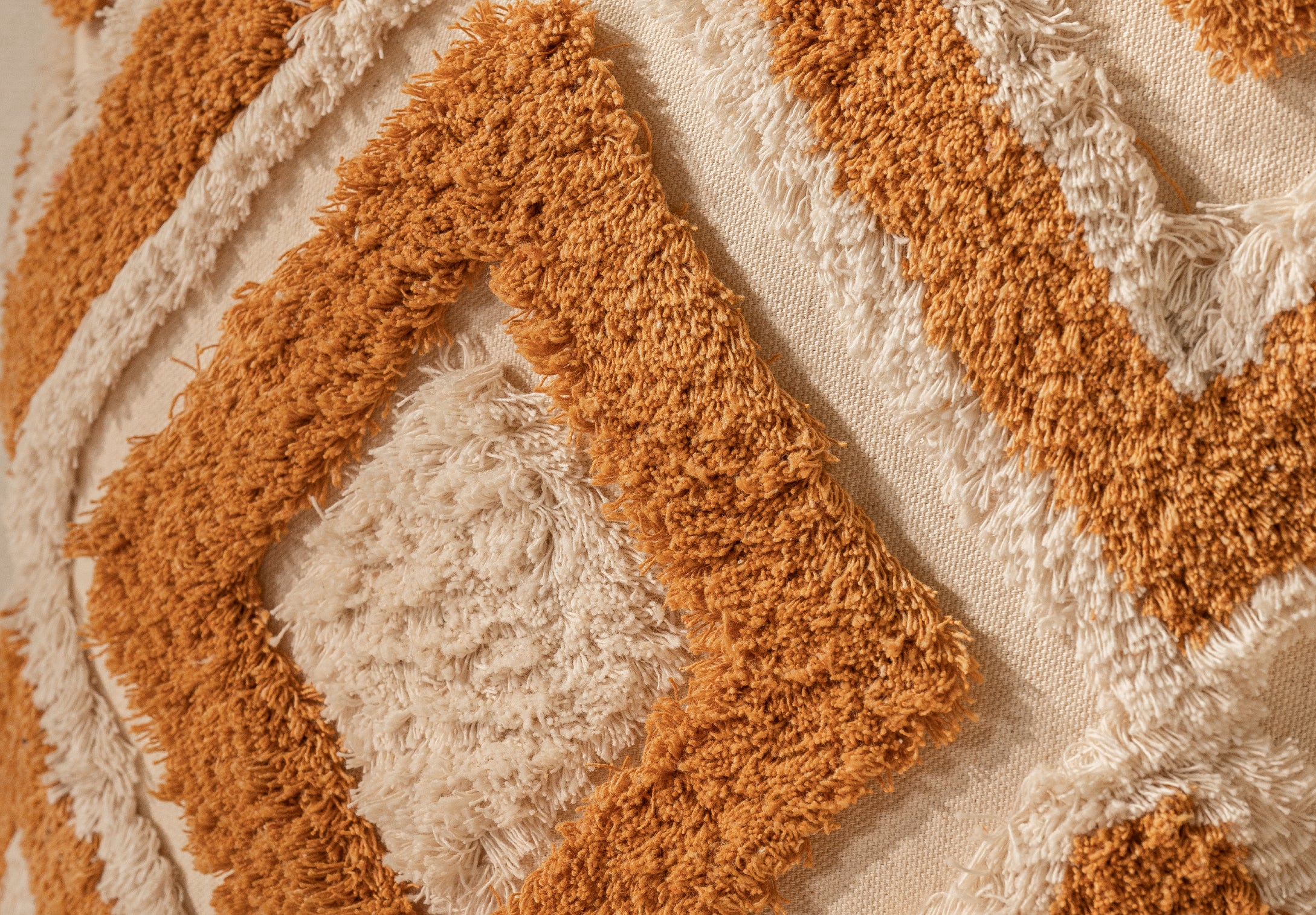 Cojines Tánger Tufted Mostaza