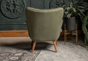 Silla Madonna Shell con Brazos Tela