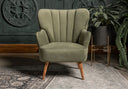 Silla Madonna Shell con Brazos Tela