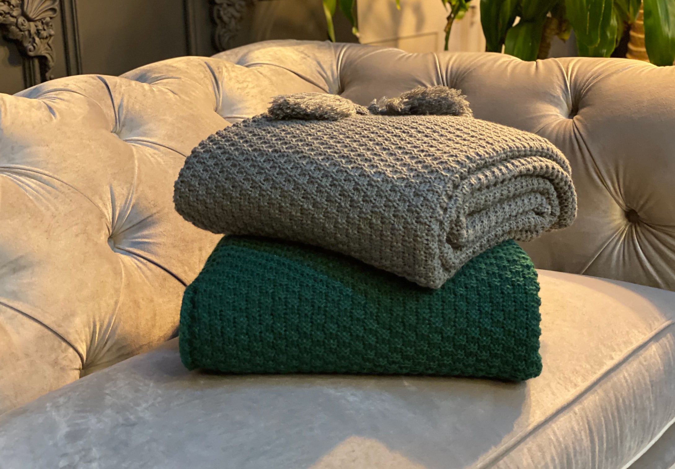 Mantas Cozy woven