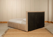 Cama Bruna Tela Lino Astoria Nuez