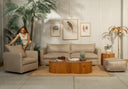 Poltrona Giratoria Padua Cuero