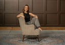 Silla Madonna Shell con Brazos Tela