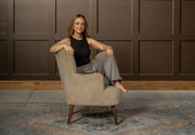 Silla Madonna Shell con Brazos Tela