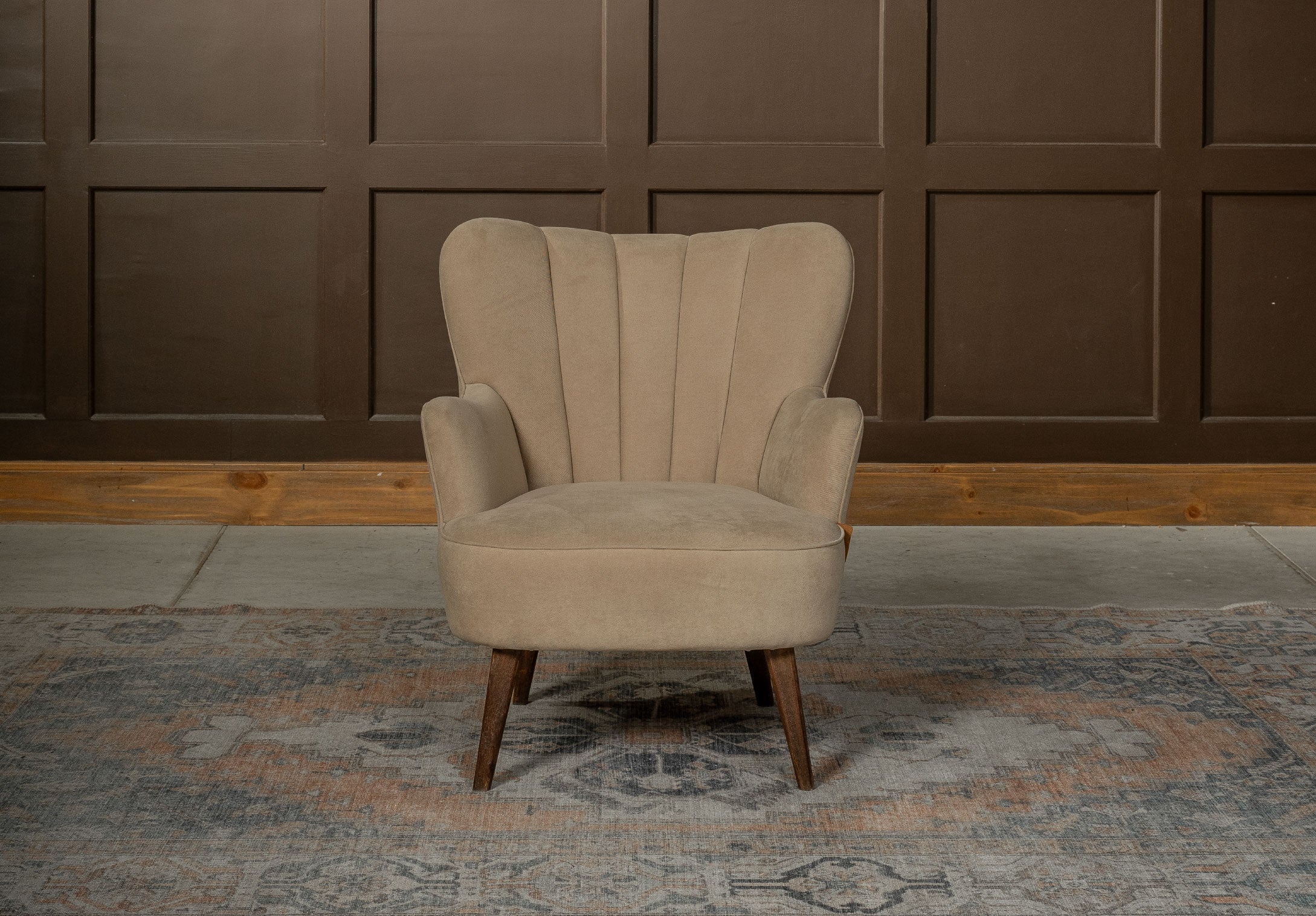 Silla Madonna Shell con Brazos Tela