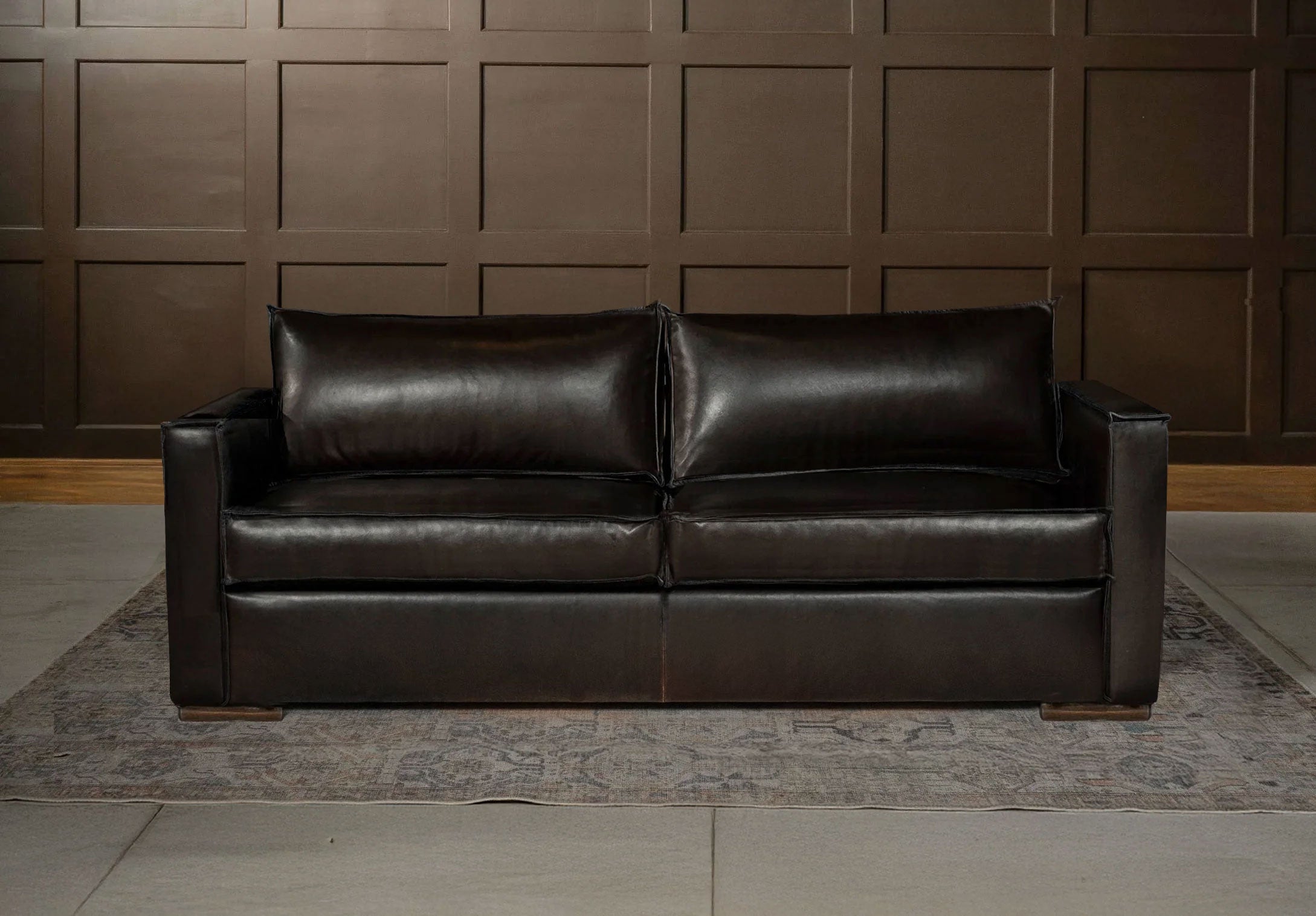 Sofá Bruno Cuero Trufa