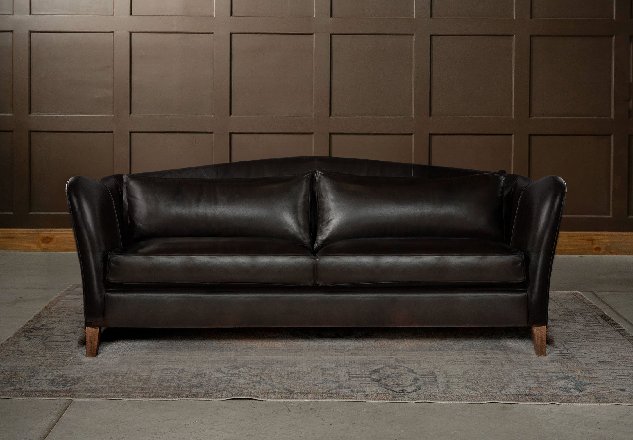 Sofá Florencia Cuero Trufa