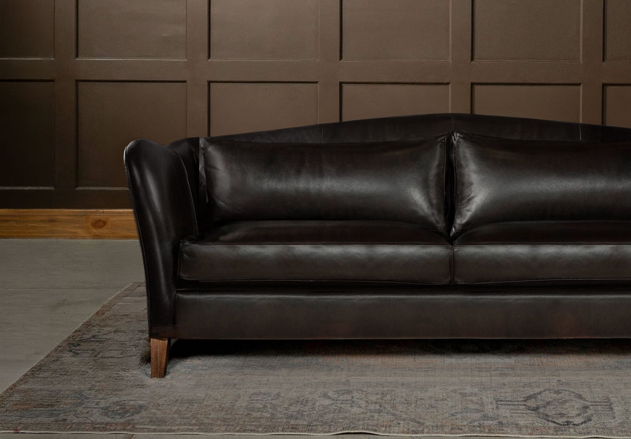 Sofá Florencia Cuero Trufa