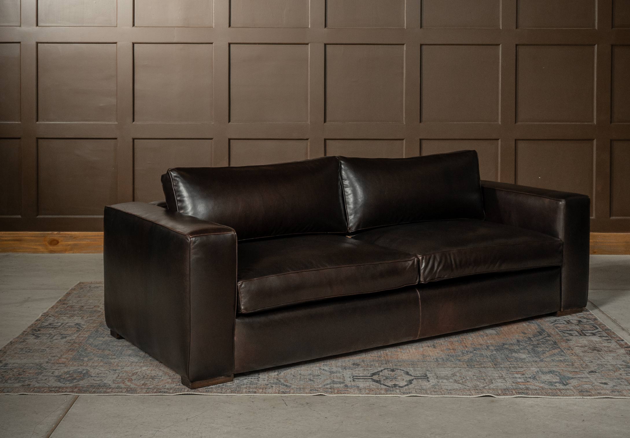 Sofá Prato Cuero Trufa