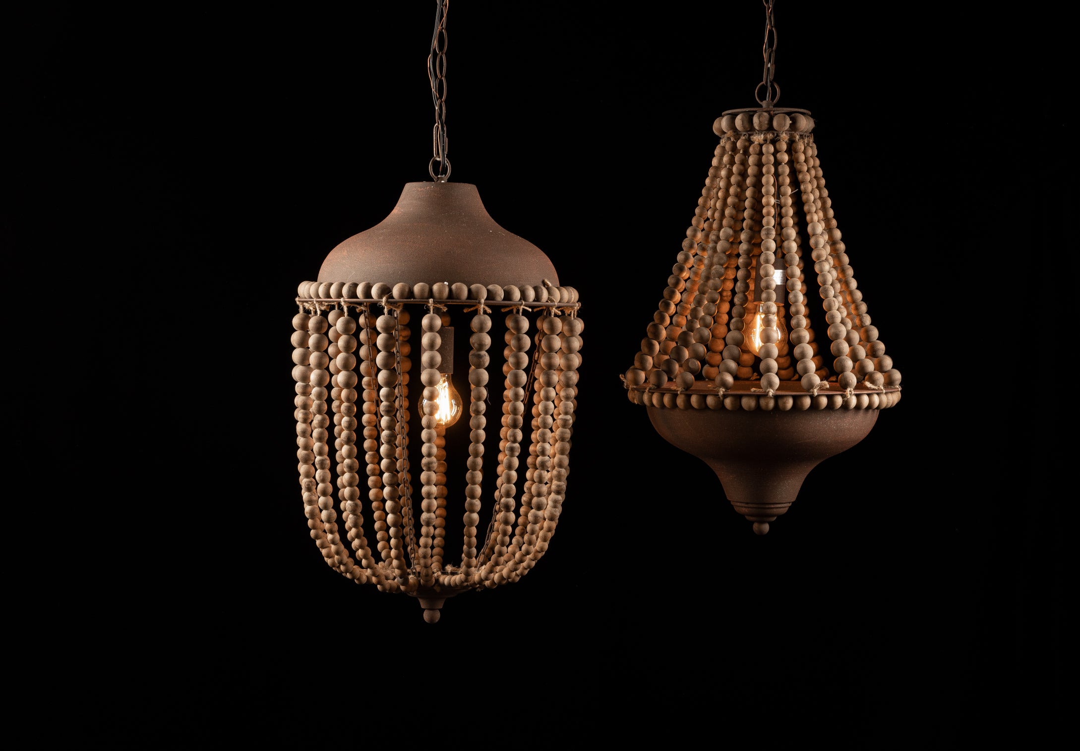 Lámpara Sahara Bead Chandelier