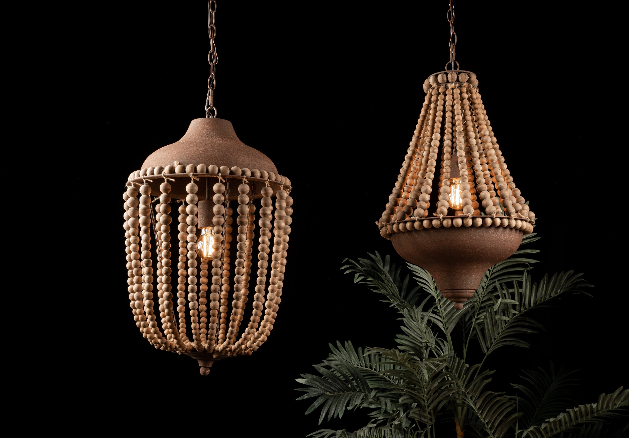 Lámpara Sahara Bead Chandelier