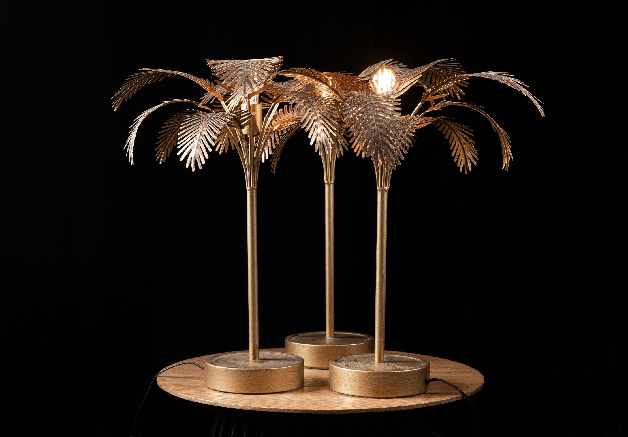 Lámpara de mesa Golden Palm