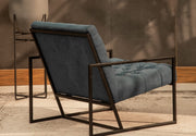Producto para sala silla ferrara capitoneada en tela 3house
