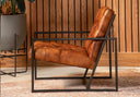 Producto para sala silla ferrara capitoneada en cuero 3house