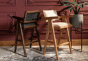 Silla de Barra Lyon Cuero