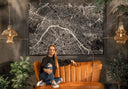 Arte Decorativo Serie Planos Urbanos París