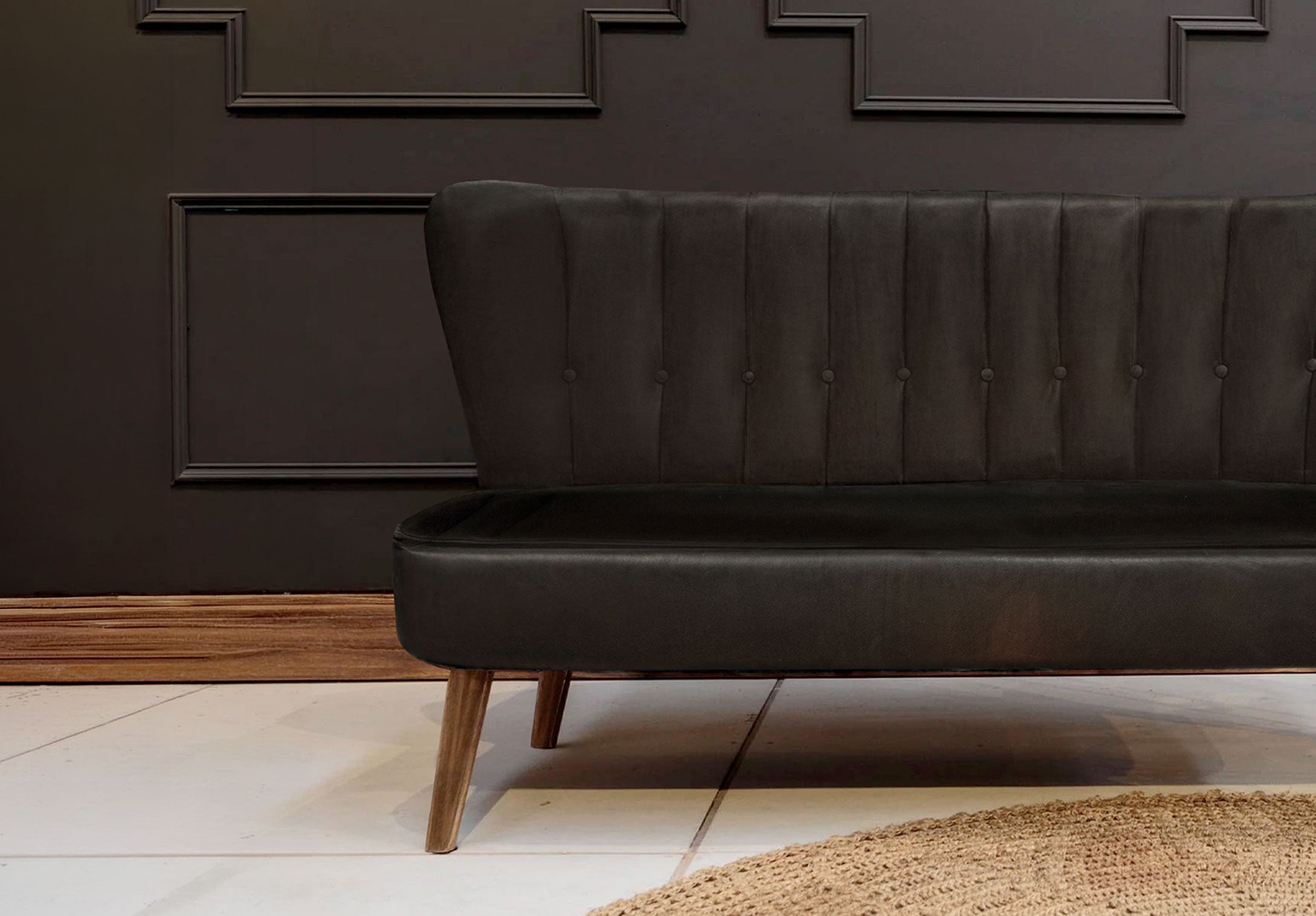 Sofá Madonna Classic Cuero Trufa